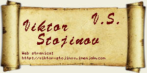 Viktor Stojinov vizit kartica